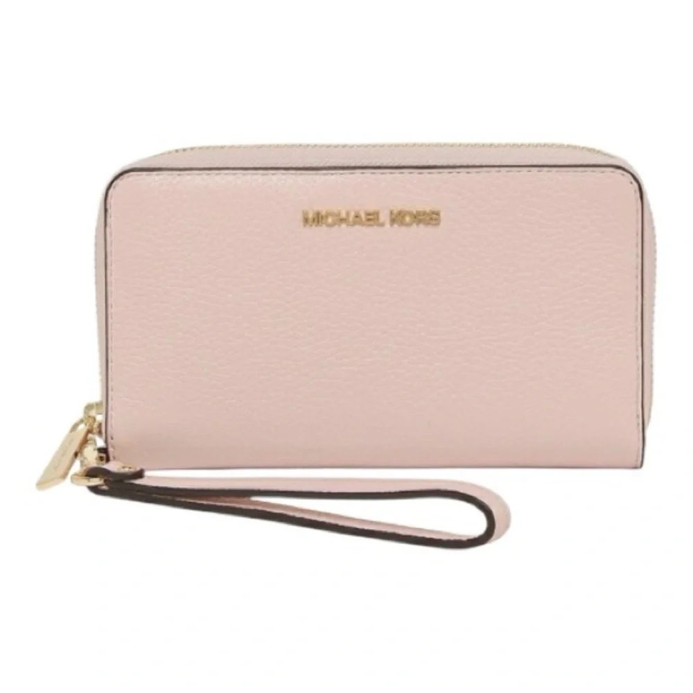 NWT-MICHAEL KORS-JET SET TRAVEL PHONE CASE-WRISTLET